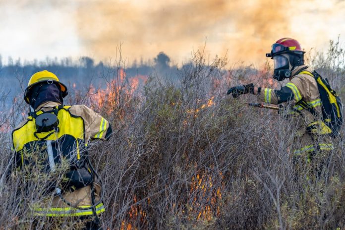 Combate a incêndios florestais